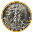 90% Silver Half Dollar (Kennedy '64, Franklin, Walking Liberty)